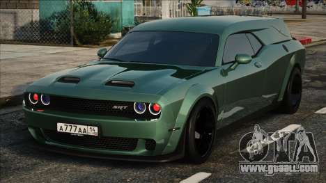 Dodge Challenger SRT Greem for GTA San Andreas