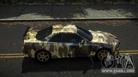 Nissan Skyline R34 Nazuxy S9 for GTA 4