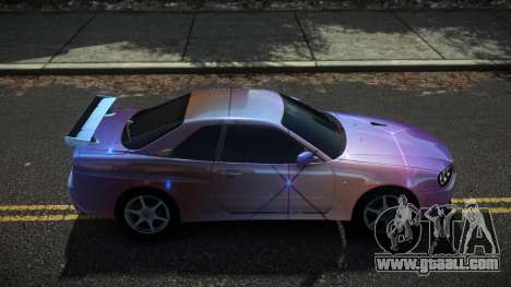 Nissan Skyline R34 Drujo S8 for GTA 4