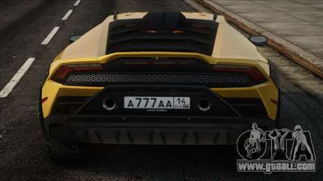 Lamborghini Huracan Sterrato Yellow for GTA San Andreas