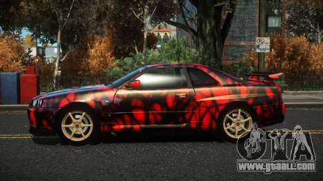 Nissan Skyline R34 Nazuxy S10 for GTA 4