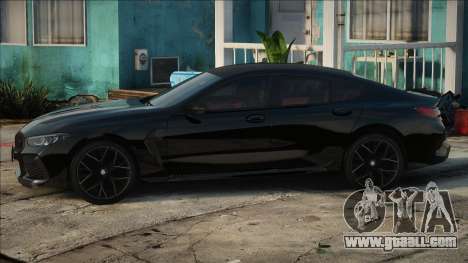 BMW M8 Competition Gran Coupe Black for GTA San Andreas