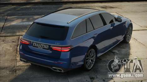 Mercedes-Benz E63s W213 Estate Blue for GTA San Andreas
