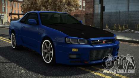 Nissan Skyline R34 Bayoky for GTA 4