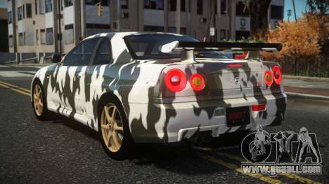 Nissan Skyline R34 Nazuxy S14 for GTA 4