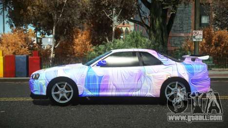 Nissan Skyline R34 Drujo S11 for GTA 4