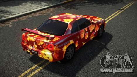 Nissan Skyline R34 Cusvar S3 for GTA 4