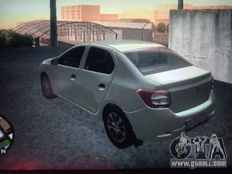 Renault Logan 2016 Silver for GTA San Andreas