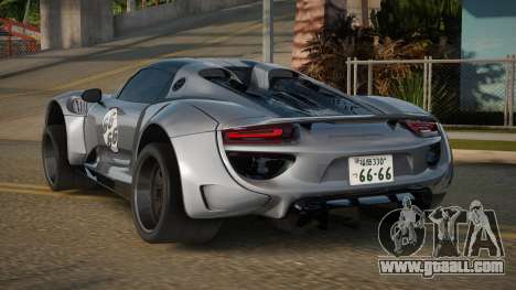 Porsche 918 Dusta for GTA San Andreas