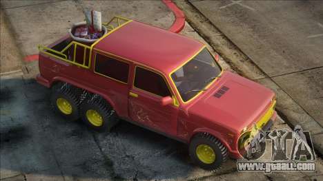 Lada Niva 6x6 New Year for GTA San Andreas