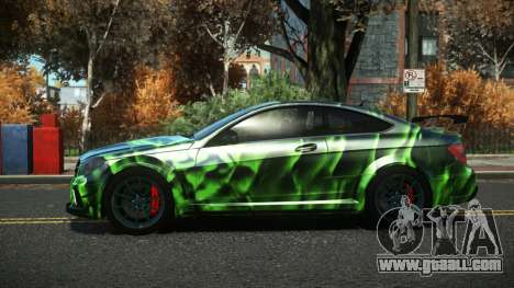 Mercedes-Benz C63 AMG Hugrax S8 for GTA 4