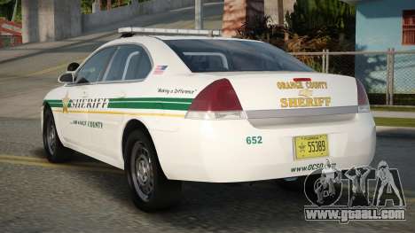 2012 Chevrolet Impala OCSO for GTA San Andreas