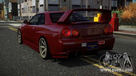 Nissan Skyline R34 Velbushe for GTA 4