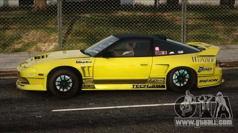 Nissan SX Yellow for GTA San Andreas