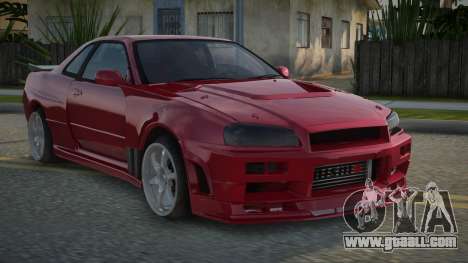 Nissan Skyline R34 WBR for GTA San Andreas