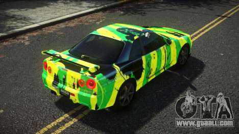 Nissan Skyline R34 Cusvar S13 for GTA 4