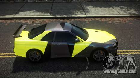 Nissan Skyline R34 Cusvar S9 for GTA 4