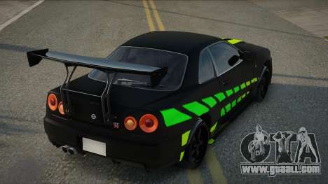 Nissan Skyline R34 GPJ for GTA San Andreas