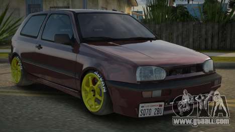 Volkswagen Golf MK3 Tuned for GTA San Andreas