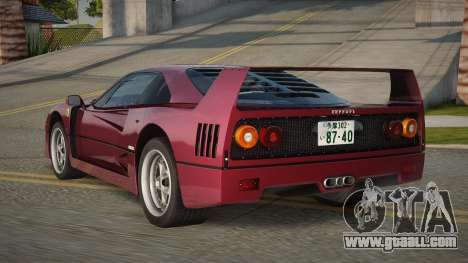 Ferrari F40 87th for GTA San Andreas