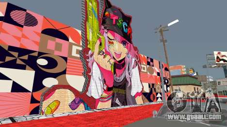New Girl Mural for GTA San Andreas