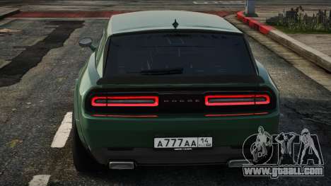 Dodge Challenger SRT Greem for GTA San Andreas