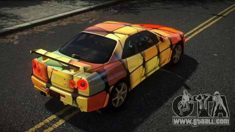 Nissan Skyline R34 Nazuxy S5 for GTA 4