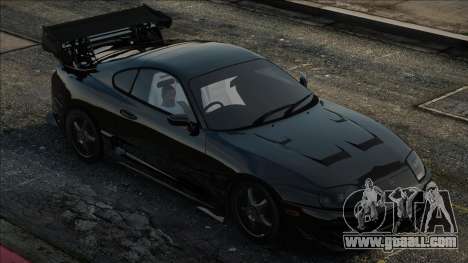 Toyota Supra A80 Black for GTA San Andreas
