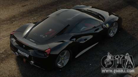 Ferrari 488 GTB Black for GTA San Andreas