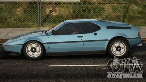 Bmw M1 Stock for GTA San Andreas