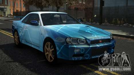 Nissan Skyline R34 Nazuxy S11 for GTA 4