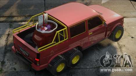 Lada Niva 6x6 New Year for GTA San Andreas
