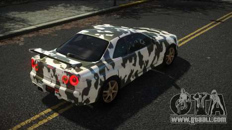 Nissan Skyline R34 Nazuxy S14 for GTA 4