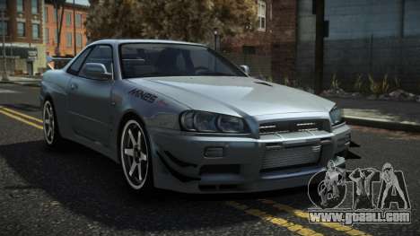 Nissan Skyline R34 Vazeke for GTA 4