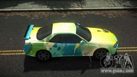 Nissan Skyline R34 Drujo S14 for GTA 4