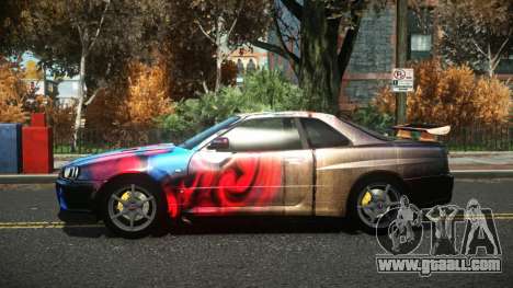 Nissan Skyline R34 Cusvar S10 for GTA 4
