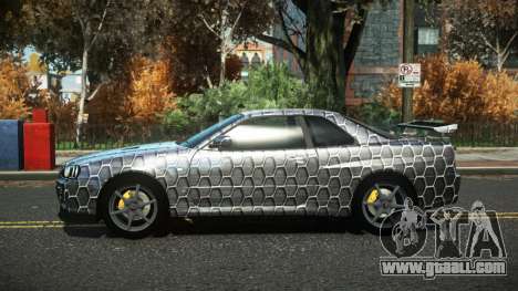 Nissan Skyline R34 Cusvar S8 for GTA 4