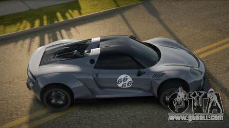 Porsche 918 Dusta for GTA San Andreas