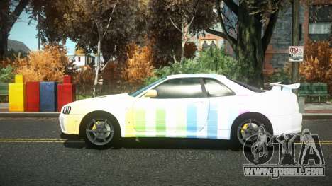 Nissan Skyline R34 Cusvar S4 for GTA 4