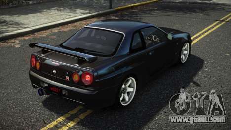Nissan Skyline R34 Hdory for GTA 4
