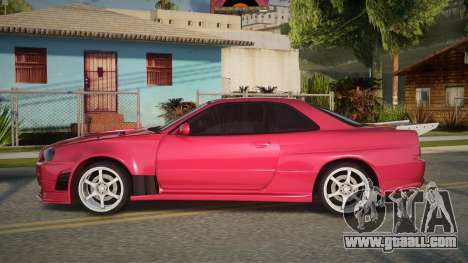 Nissan Skyline R34 WBR for GTA San Andreas