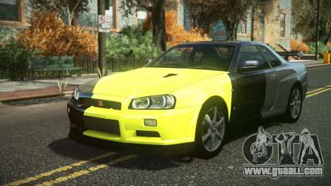 Nissan Skyline R34 Cusvar S9 for GTA 4