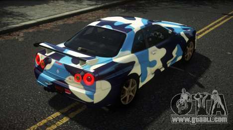 Nissan Skyline R34 Nazuxy S8 for GTA 4