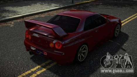 Nissan Skyline R34 Velbushe for GTA 4