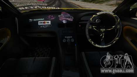 Nissan SX Yellow for GTA San Andreas