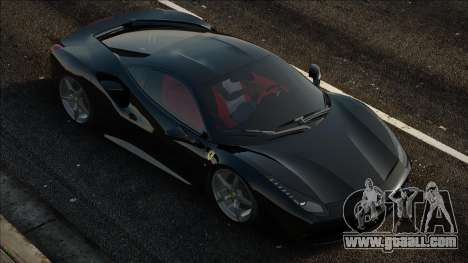 Ferrari 488 GTB Black for GTA San Andreas