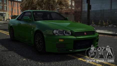 Nissan Skyline R34 Demuno for GTA 4