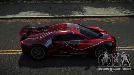 Bugatti Chiron Exalib S14 for GTA 4