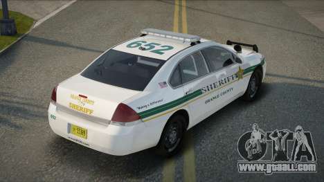 2012 Chevrolet Impala OCSO for GTA San Andreas