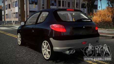 Peugeot 206 Zaserf for GTA 4